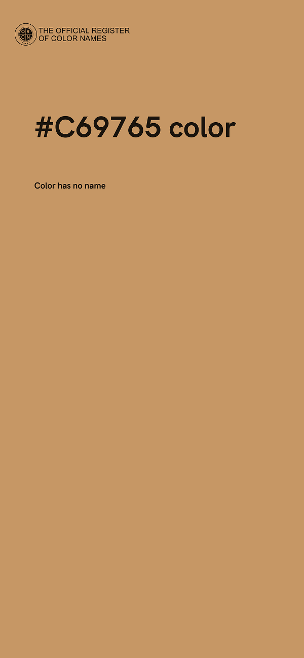 #C69765 color image