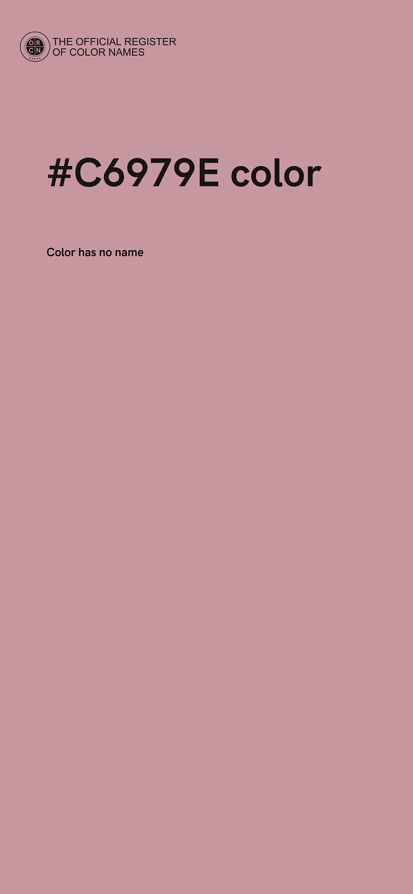 #C6979E color image