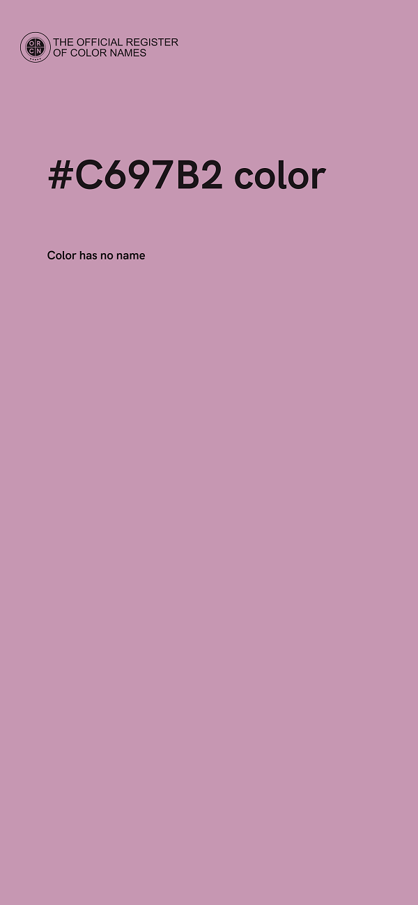 #C697B2 color image