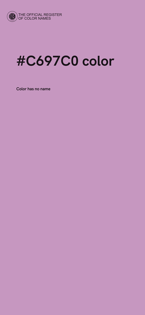 #C697C0 color image