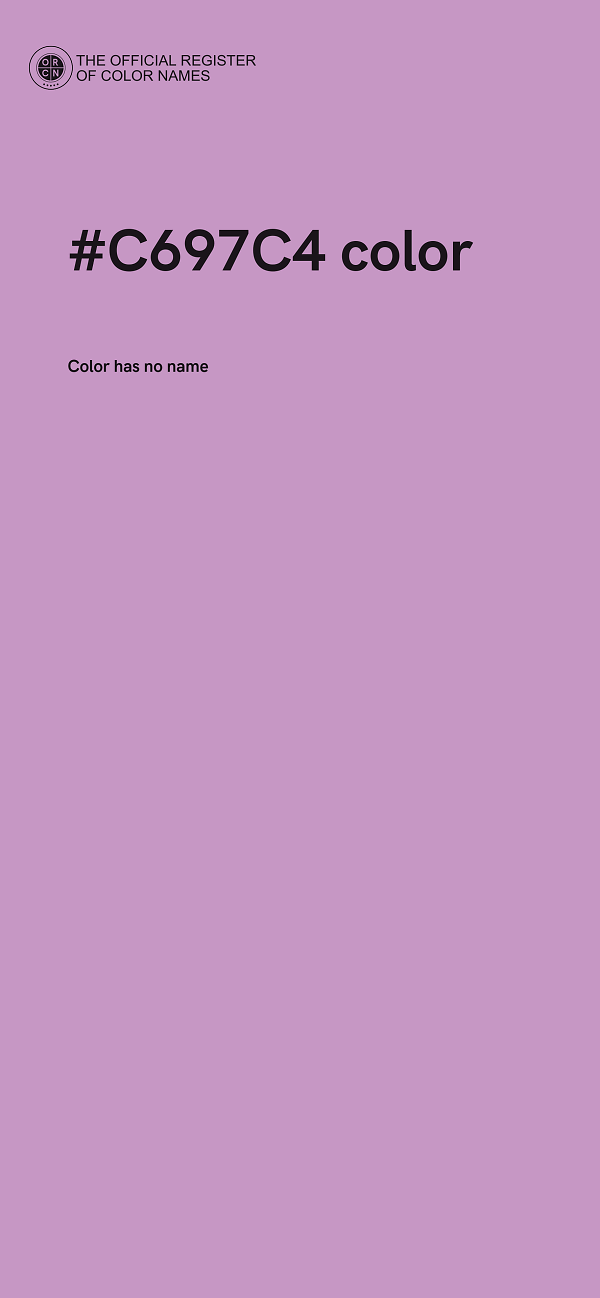 #C697C4 color image