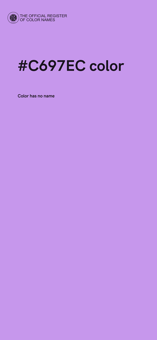 #C697EC color image