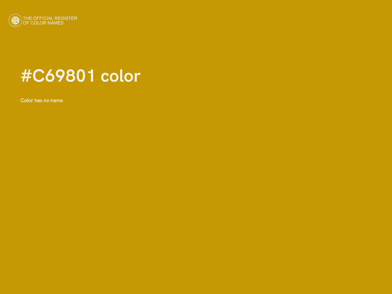 #C69801 color image