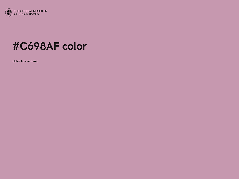 #C698AF color image