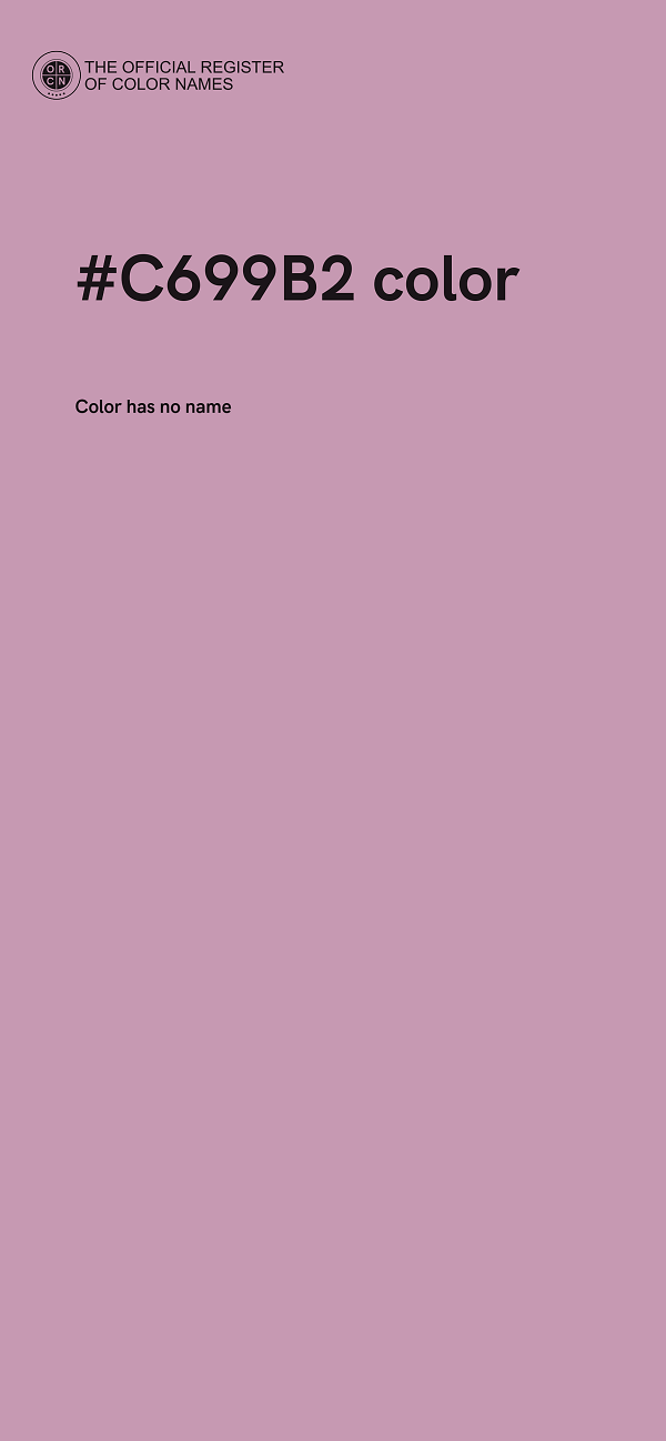 #C699B2 color image