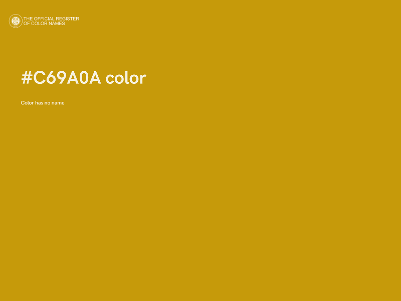 #C69A0A color image