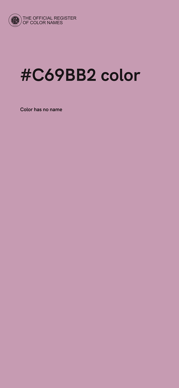 #C69BB2 color image