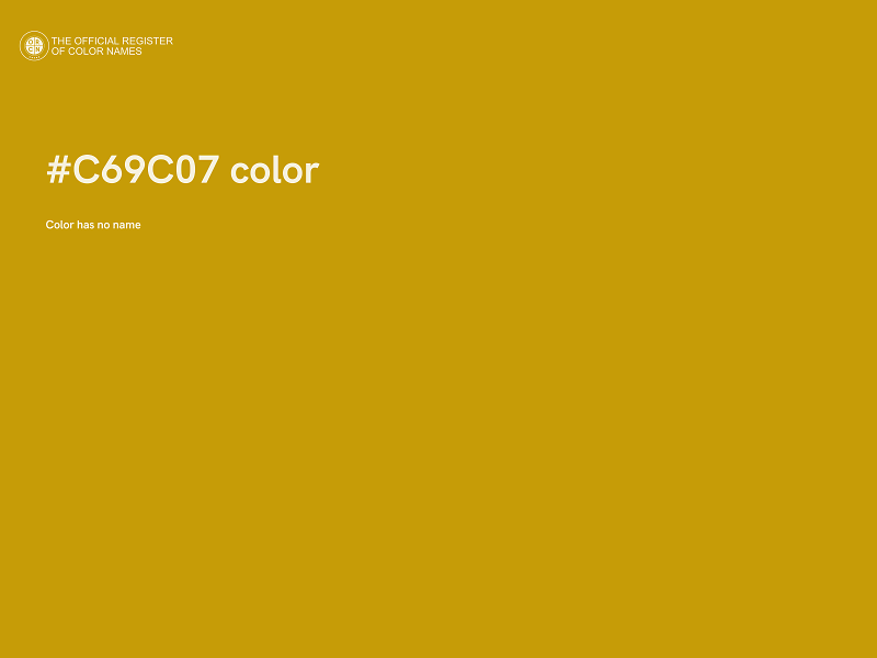 #C69C07 color image