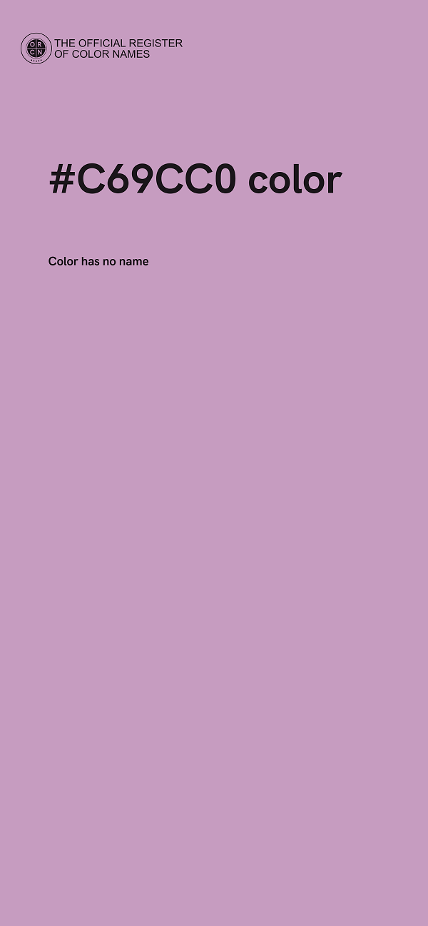#C69CC0 color image