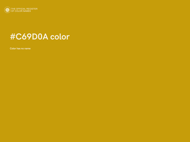 #C69D0A color image