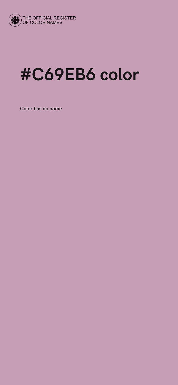 #C69EB6 color image