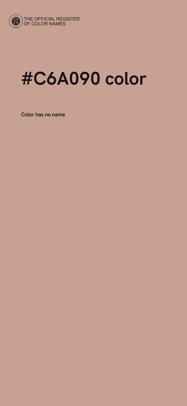 #C6A090 color image