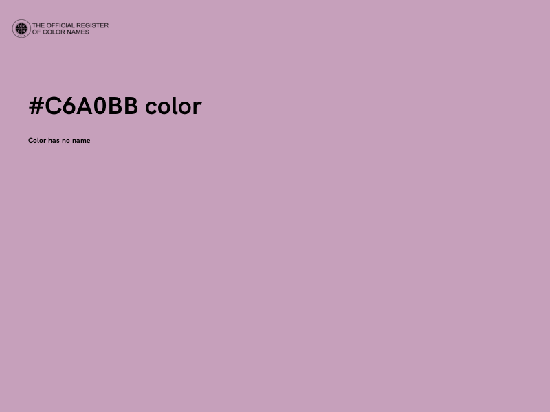 #C6A0BB color image