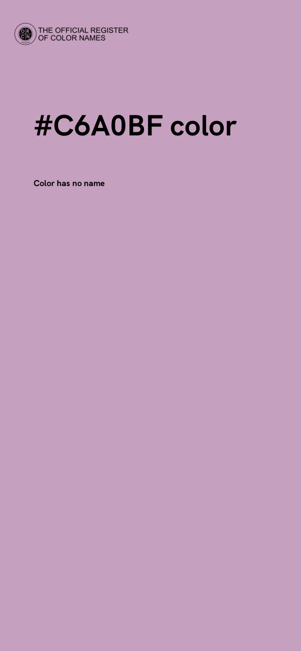 #C6A0BF color image