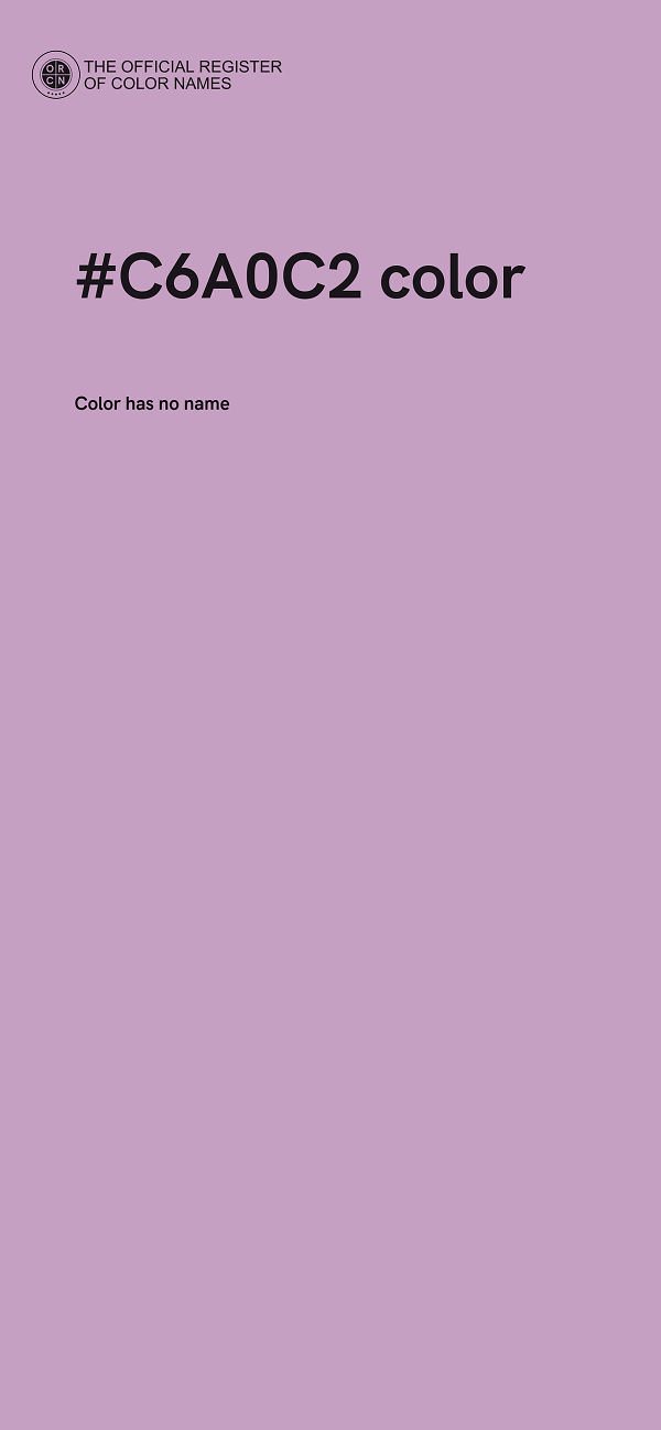 #C6A0C2 color image