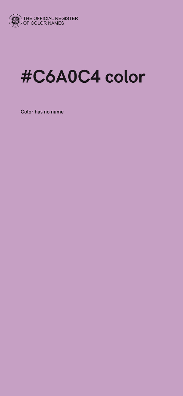 #C6A0C4 color image