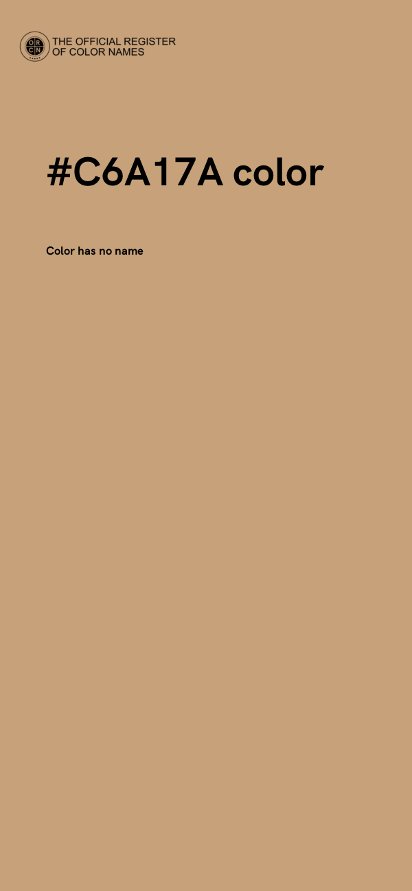 #C6A17A color image