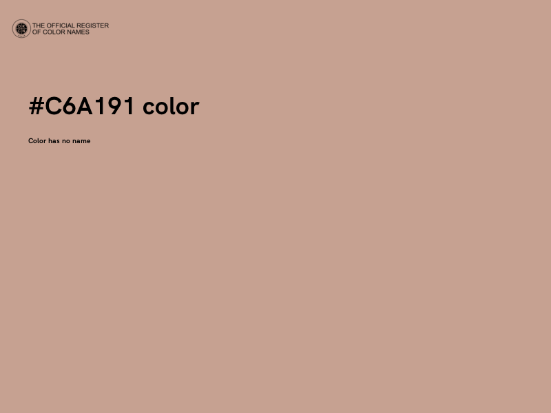 #C6A191 color image