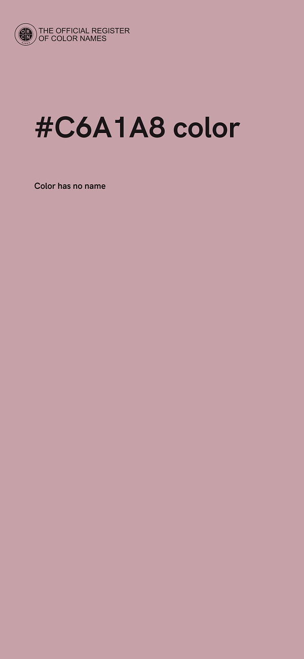 #C6A1A8 color image