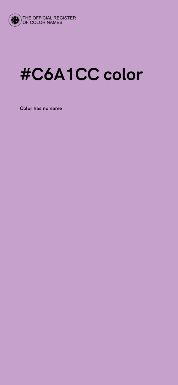 #C6A1CC color image