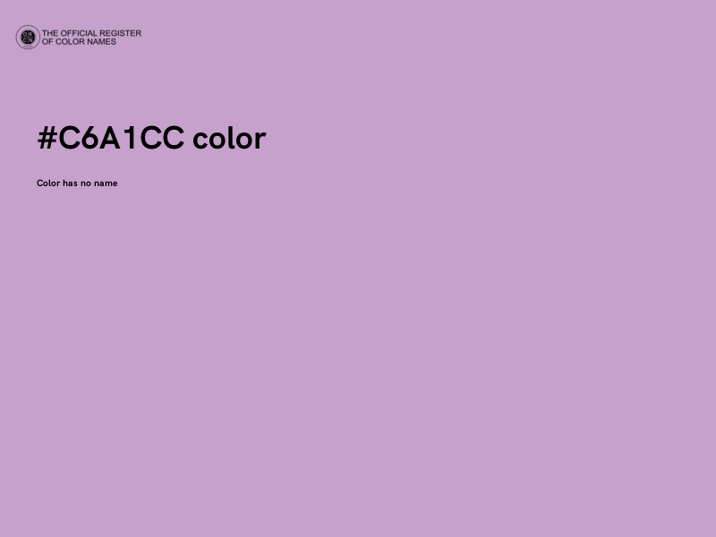 #C6A1CC color image