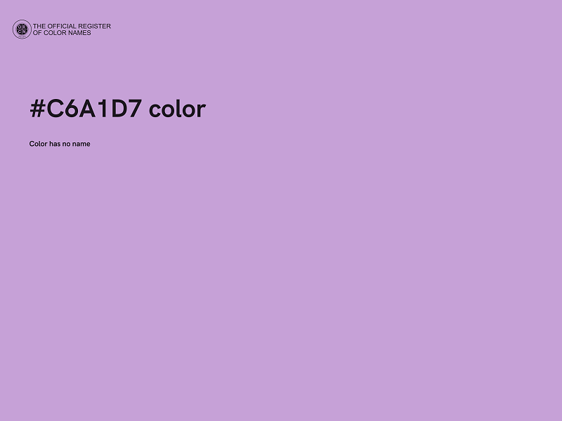 #C6A1D7 color image