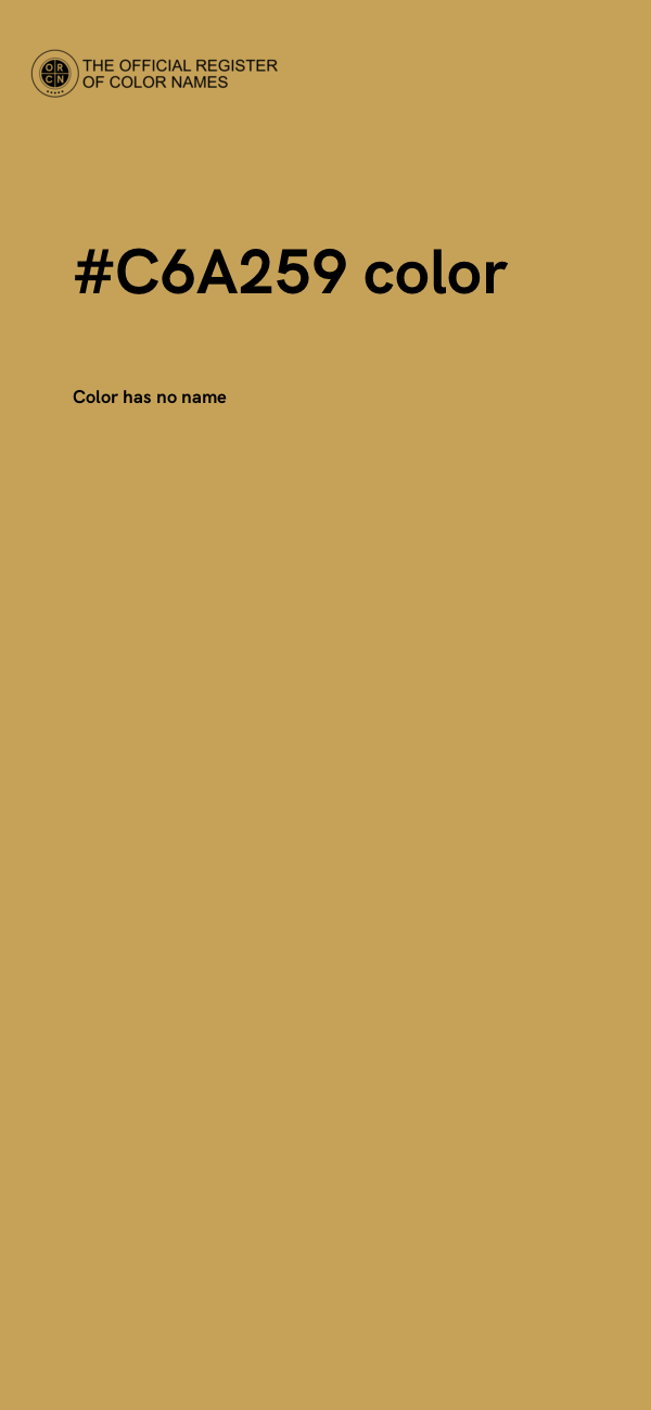 #C6A259 color image