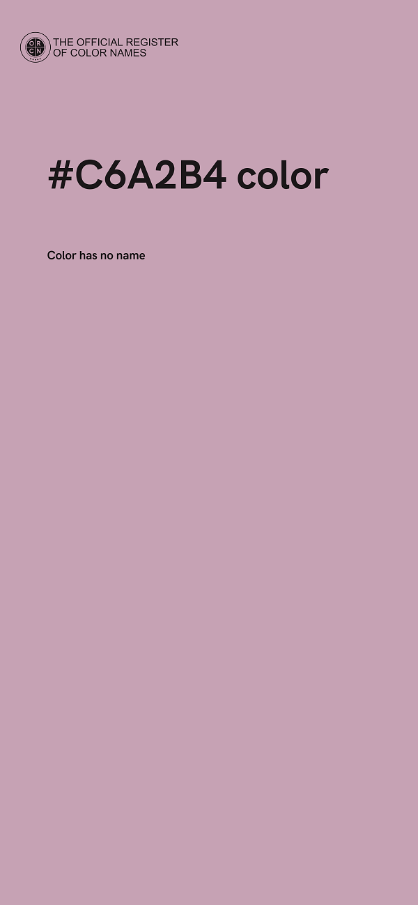 #C6A2B4 color image