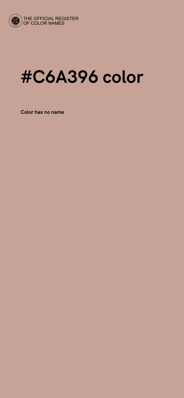 #C6A396 color image