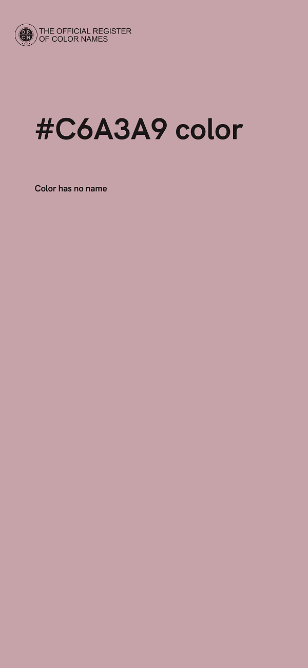 #C6A3A9 color image