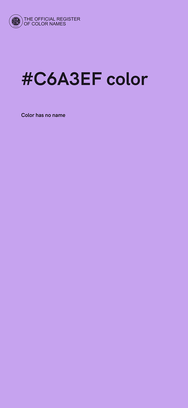 #C6A3EF color image