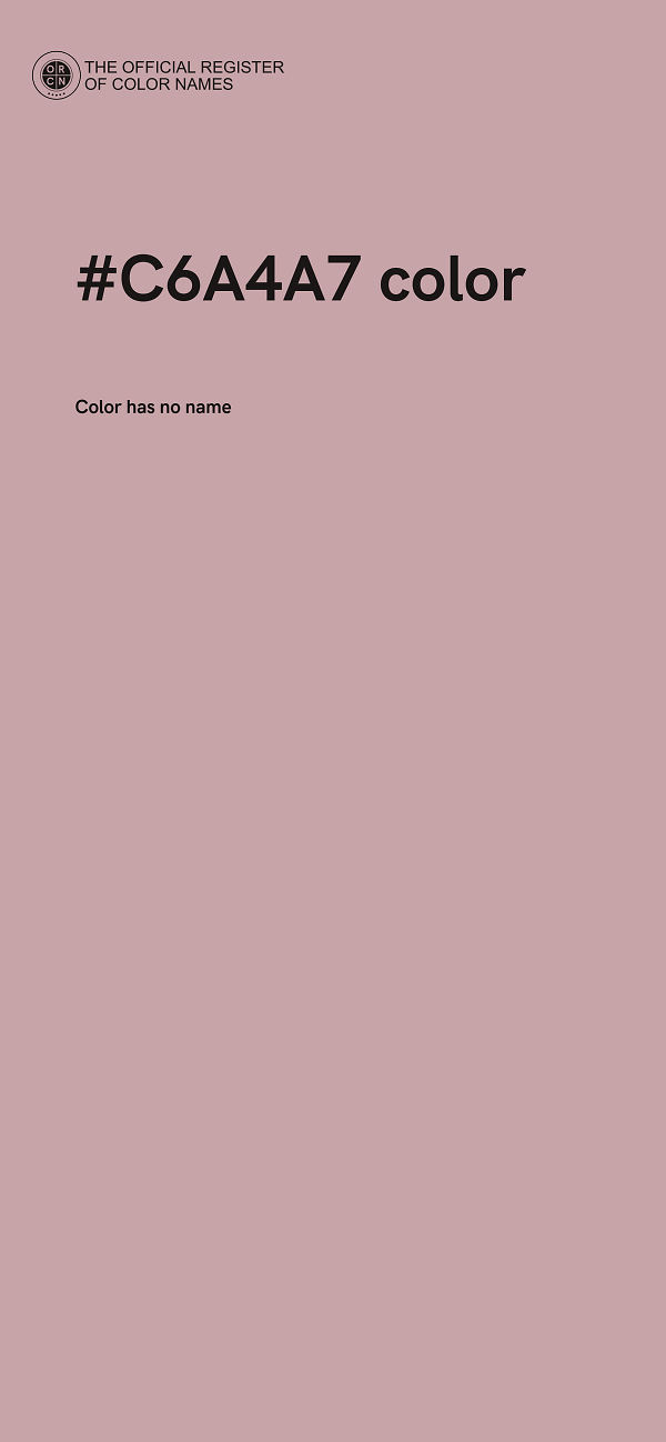 #C6A4A7 color image