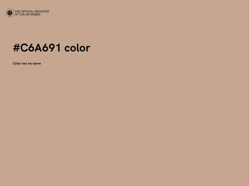 #C6A691 color image
