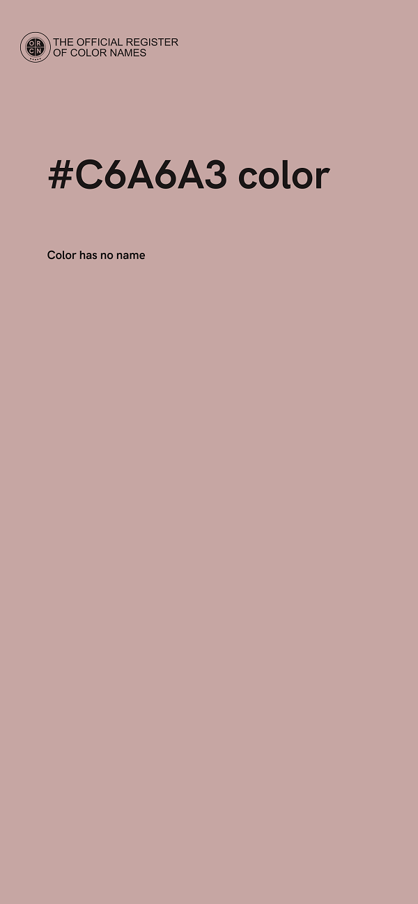 #C6A6A3 color image
