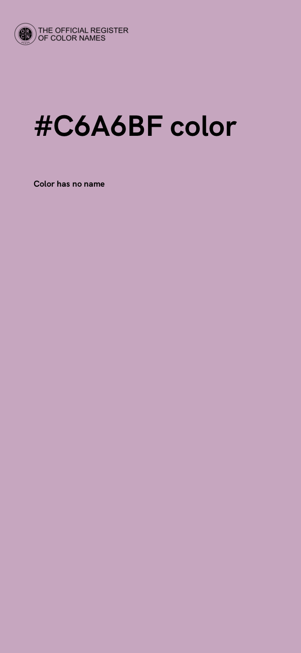 #C6A6BF color image