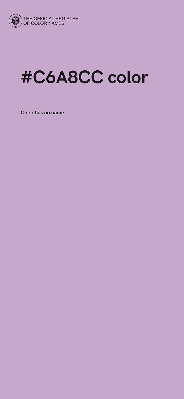 #C6A8CC color image