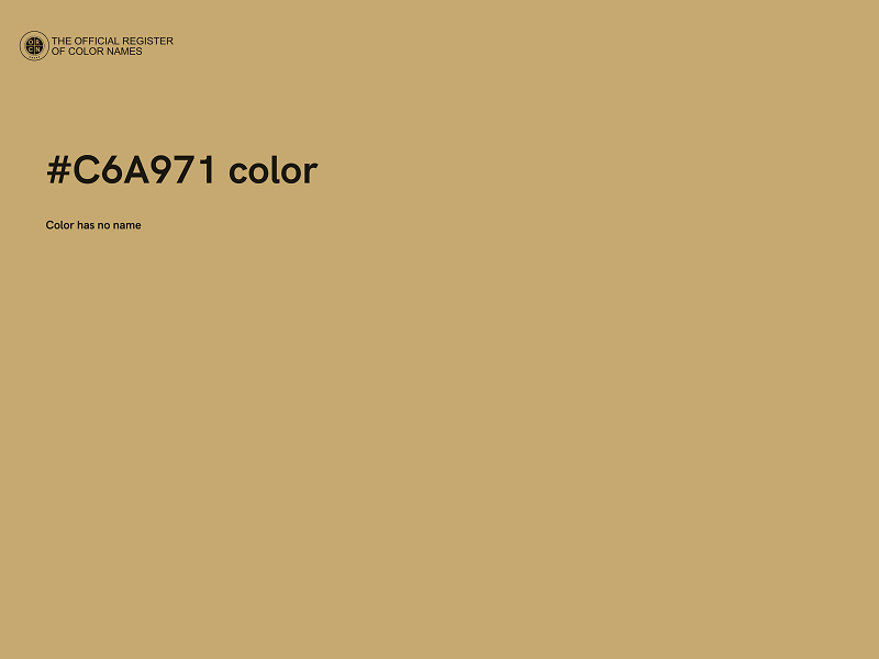#C6A971 color image