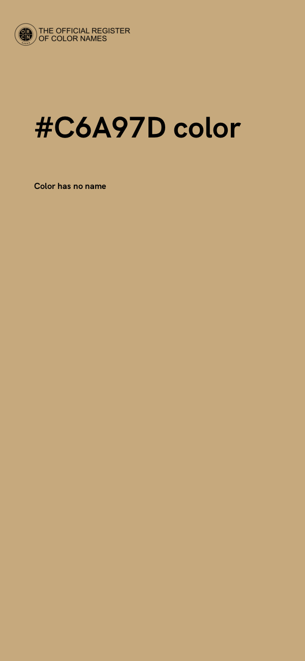 #C6A97D color image