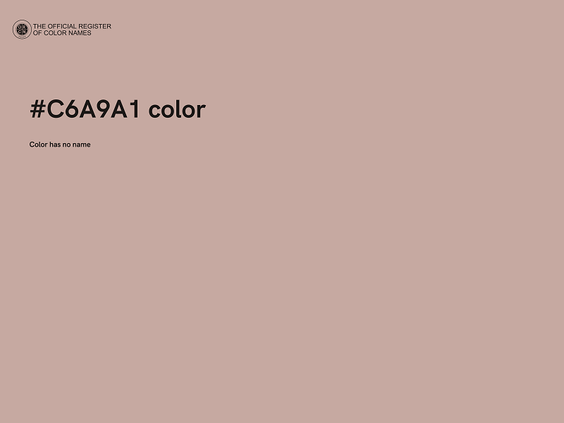 #C6A9A1 color image