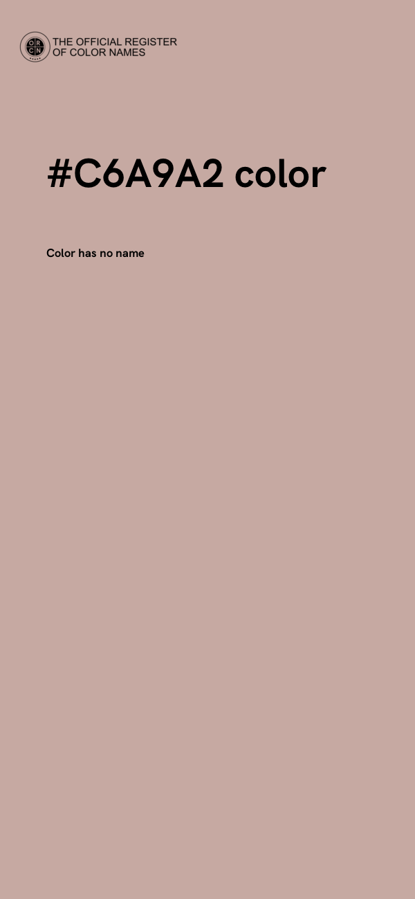 #C6A9A2 color image