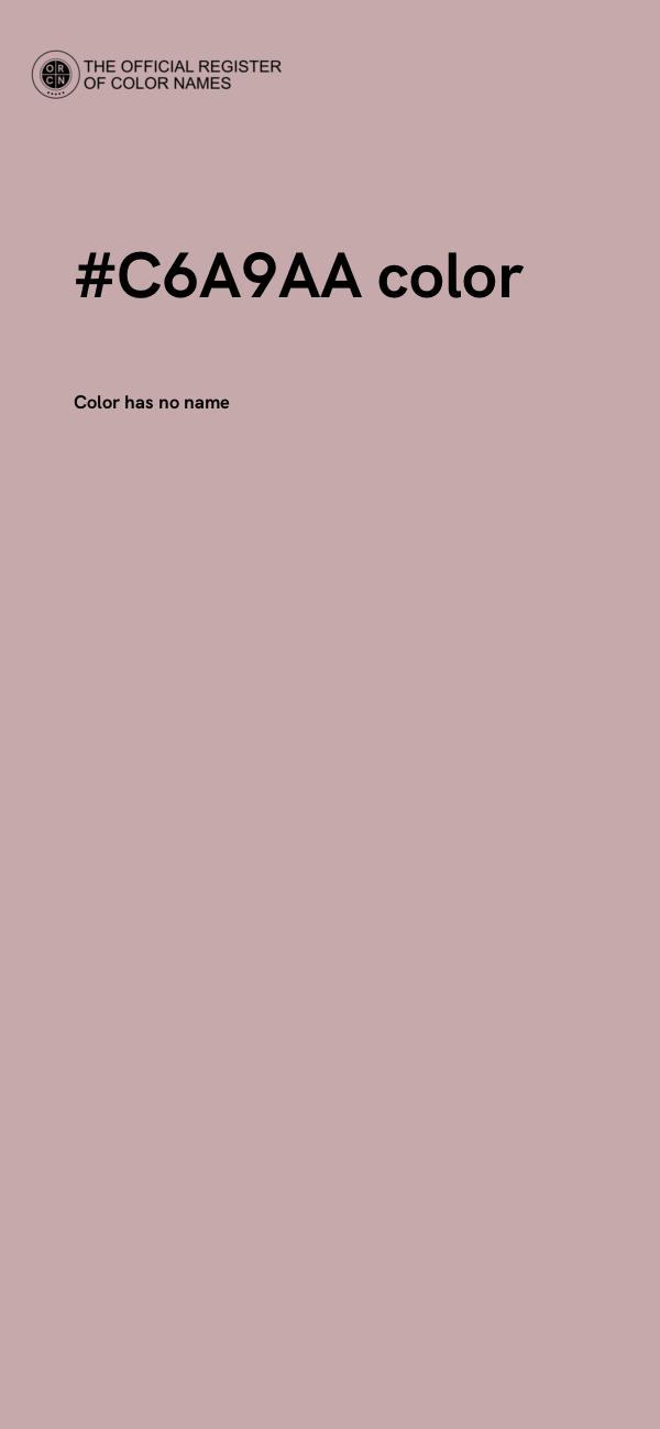 #C6A9AA color image