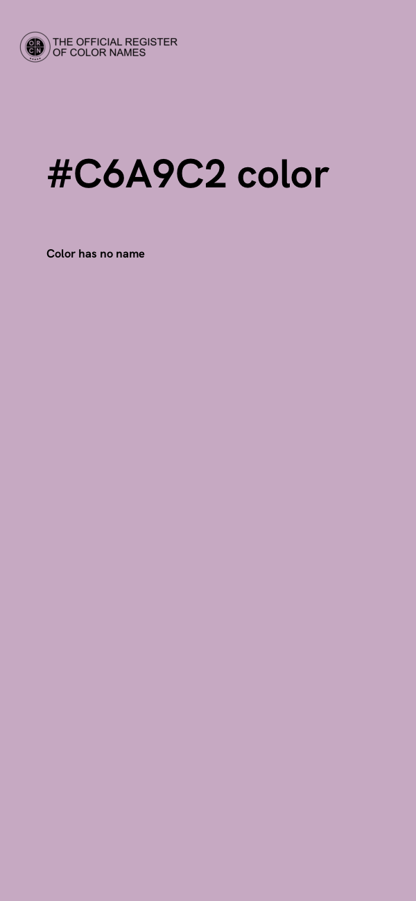 #C6A9C2 color image