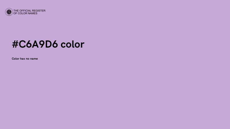 #C6A9D6 color image