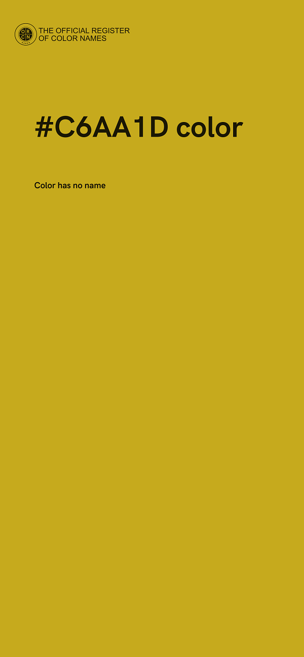 #C6AA1D color image