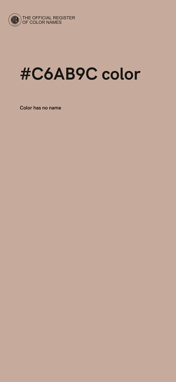 #C6AB9C color image