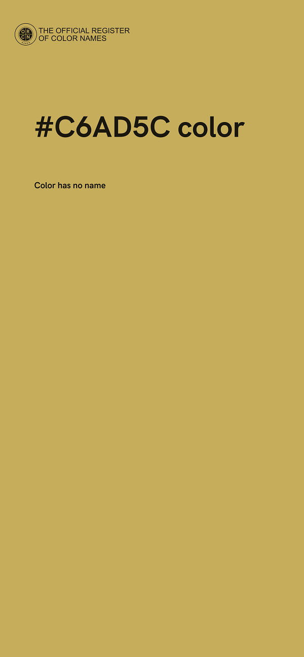 #C6AD5C color image