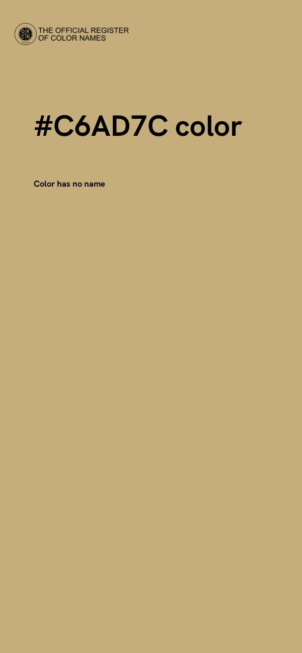 #C6AD7C color image