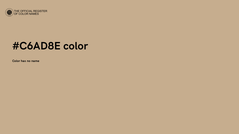 #C6AD8E color image