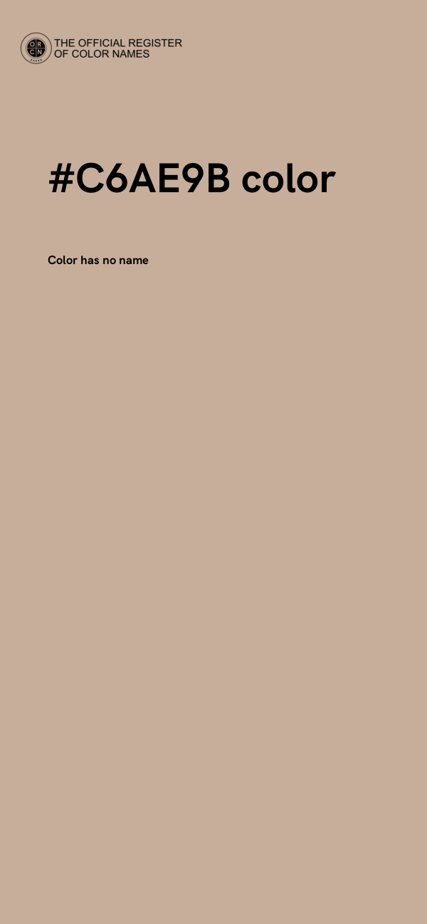#C6AE9B color image