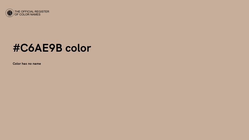 #C6AE9B color image